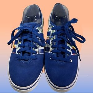 Adidas Originals Adia Sneaker Women's Size 11 Floral Suede Very Colorful